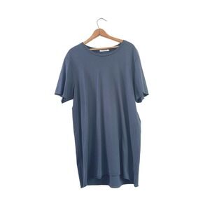 Perfectwhitetee T-Shirt Navy Blue Cotton L